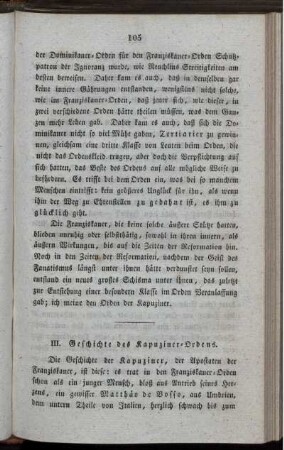 III. Geschichte des Kapuziner-Ordens