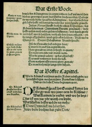 Dat Vöffte Capittel. [Anfang]