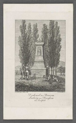 Denkmal des Prinzen Ludwig von Preussen bei Saalfeld.