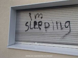 im sleeping