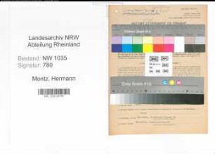 Entnazifizierung Hermann Montz , geb. 23.12.1906 (Angestellter)