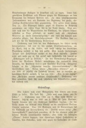 Gedenktage