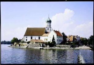 Wasserburg: Kirche vom Landungssteg
