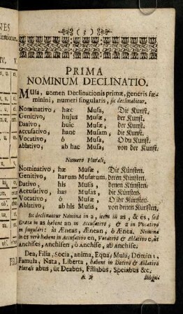 3-12, Nominum Declinatio