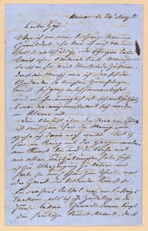 Arnold Böcklin (1827 - 1901) Autographen: Brief von Arnold Böcklin an Paul Heyse - BSB Autogr.Cim. Böcklin, Arnold