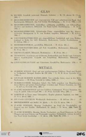 Glas (Nr. 76-84a)