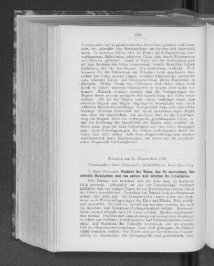 Sitzung am 11. Dezember 1906.