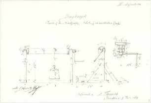 Thiersch, August ; Studienarbeiten - Berghaspel (Ansichten, Detail)