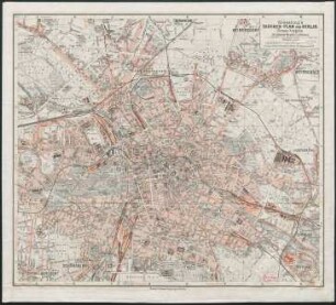 Kiesslings grosser Taschenplan von Berlin : das gesamte Weichbild umfassend