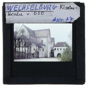 Wechselburg, Klosterkirche Heilig Kreuz : Ostnordostansicht