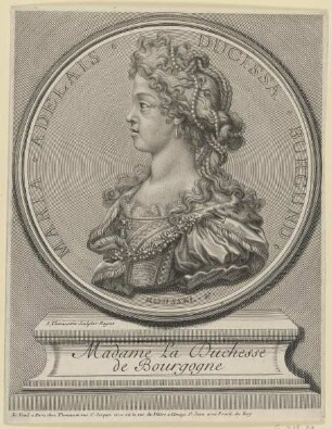 Bildnis der Maria Adelais de Bougogne