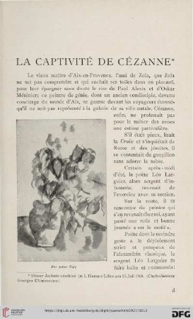 1: La captivité de Cézanne