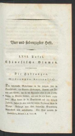 Vier und siebenzigster Heft.