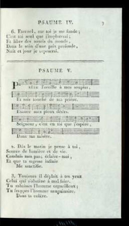 Psaume V.