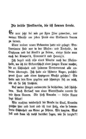 Die dritte Berlinerin, die ich kennen lernte