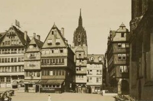 Frankfurt (Main), Römerberg, Blick zum Dom