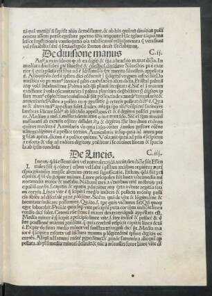 De Lineis. C. iii.