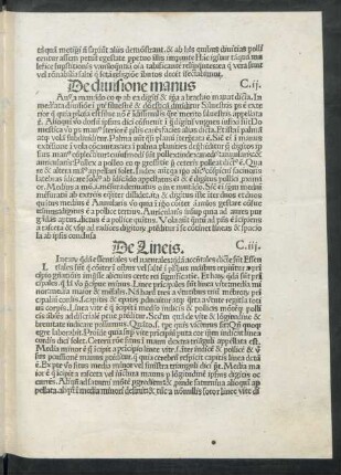 De Lineis. C. iii.