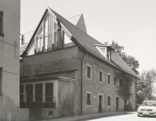 Pirna. Marienkapelle (Stadtmuseum) : Pirna-Altstadt. Sogenannte Marienkapelle (Stadtmuseum), Klosterhof 2. Straßenansicht