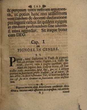 Dissertatio Iuridica Inauguralis De Pacto Pignoris Antichretico