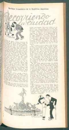 Recoviendo la ciudad : Baedeker humorístico de la República Argentina