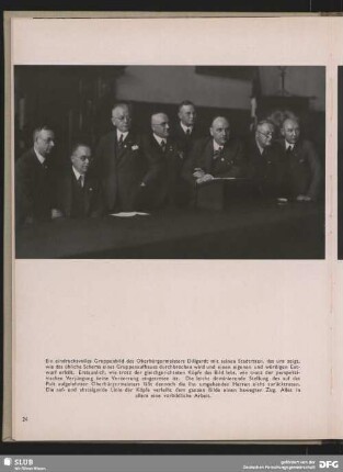 Gruppenbild des Oberbürgermeisters Dillgard mit seinen Stadträten