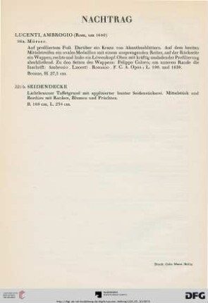 Nachtrag (Nr. 96a-221b)