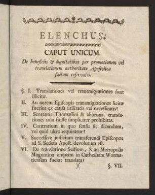 Elenchus.