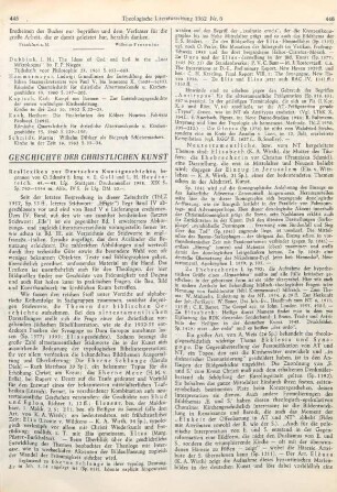 445-450 [Rezension] Reallexikon zur deutschen Kunstgeschichte