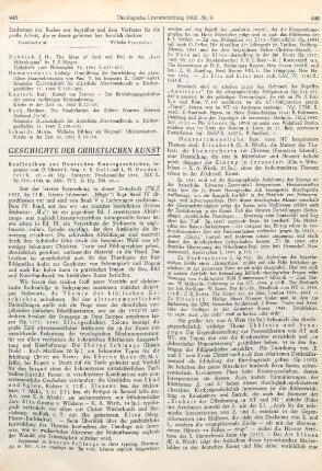 445-450 [Rezension] Reallexikon zur deutschen Kunstgeschichte