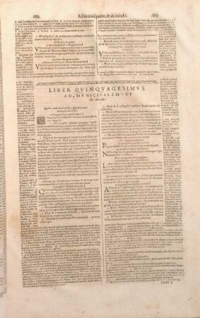 Liber Qvadragesimvs. Ad Mvnicipalem : Et de incolis.