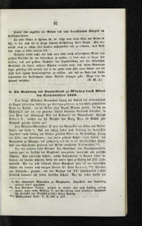 ¬Die¬ Gründung des Gymnasiums zu München durch Albert den Großmüthigen 1560