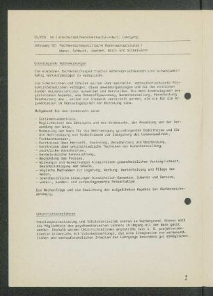 Unterrichtsverfahren