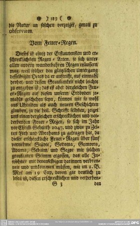 Vom Feuer-Regen