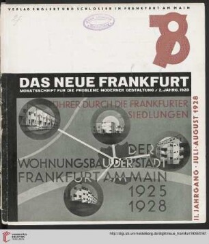 Heft 7/8 (Juli / August 1928)