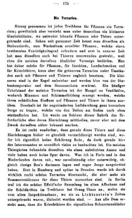 Die Terrarien.