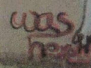 was here