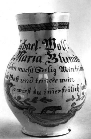 Birnkrug: Sinnspruch
