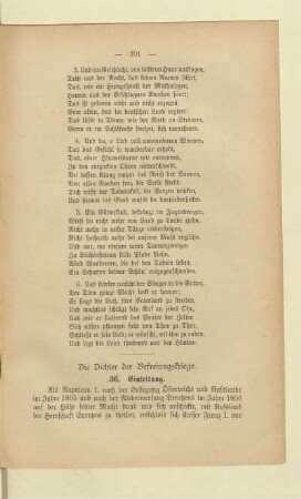Die Dichter der Befreiungskriege