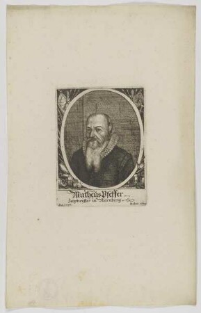 Bildnis des Matheus Pfeffer