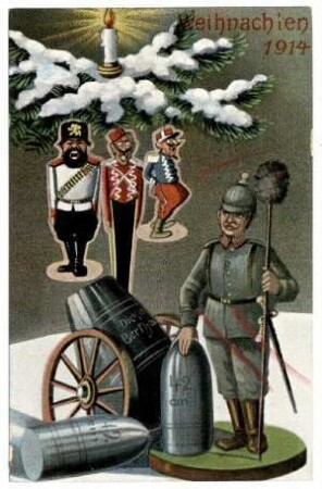 Kriegs-Erinnerungs-Karte: Ser.XIV,2 87232 Weihnachten 1914 (verboten)