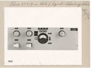 Einlagerungstelegrafie-Gerät, Einschub NF-Verstärker, Foto 1953