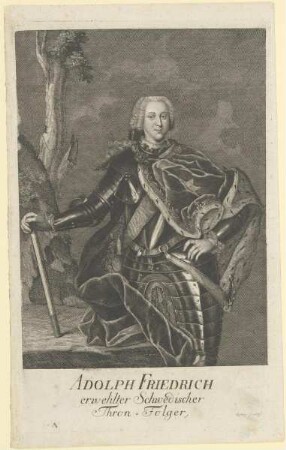 Bildnis des Adolph Friedrich von Schweden