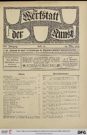 Heft 26 (29. März 1909)