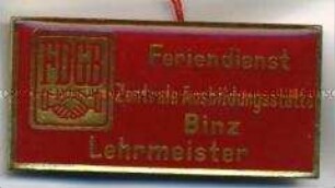 FDGB (Freier Deutscher Gewerkschaftsbund), Feriendienst, Zentrale Ausbildungsstätte in Binz