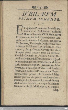 Iubilaeum Primum Ienense