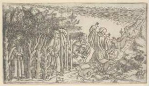Illustration zum I. Gesang, aus: Dante Alighieri: Comedia, mit dem Kommentar von Cristoforo Landino, Florenz 1481