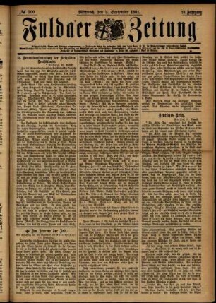 Ausgabe vom Mittwoch, den 02. September 1891.