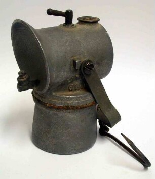 Acetylen-Handlampe mit Schraubverschluß