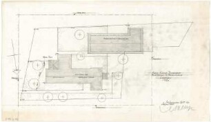 Gsaenger, Gustav; Immenstadt / Allgäu (Bayern); Ev. Erlöser Kirche, Pfarrhaus - Vorprojekt, Erweiterung u. Pfarrgebäude (Lageplan)